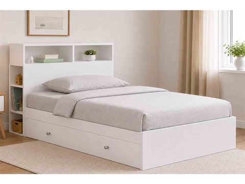 تخت تک نفره باکسی کتابخانه دار T724